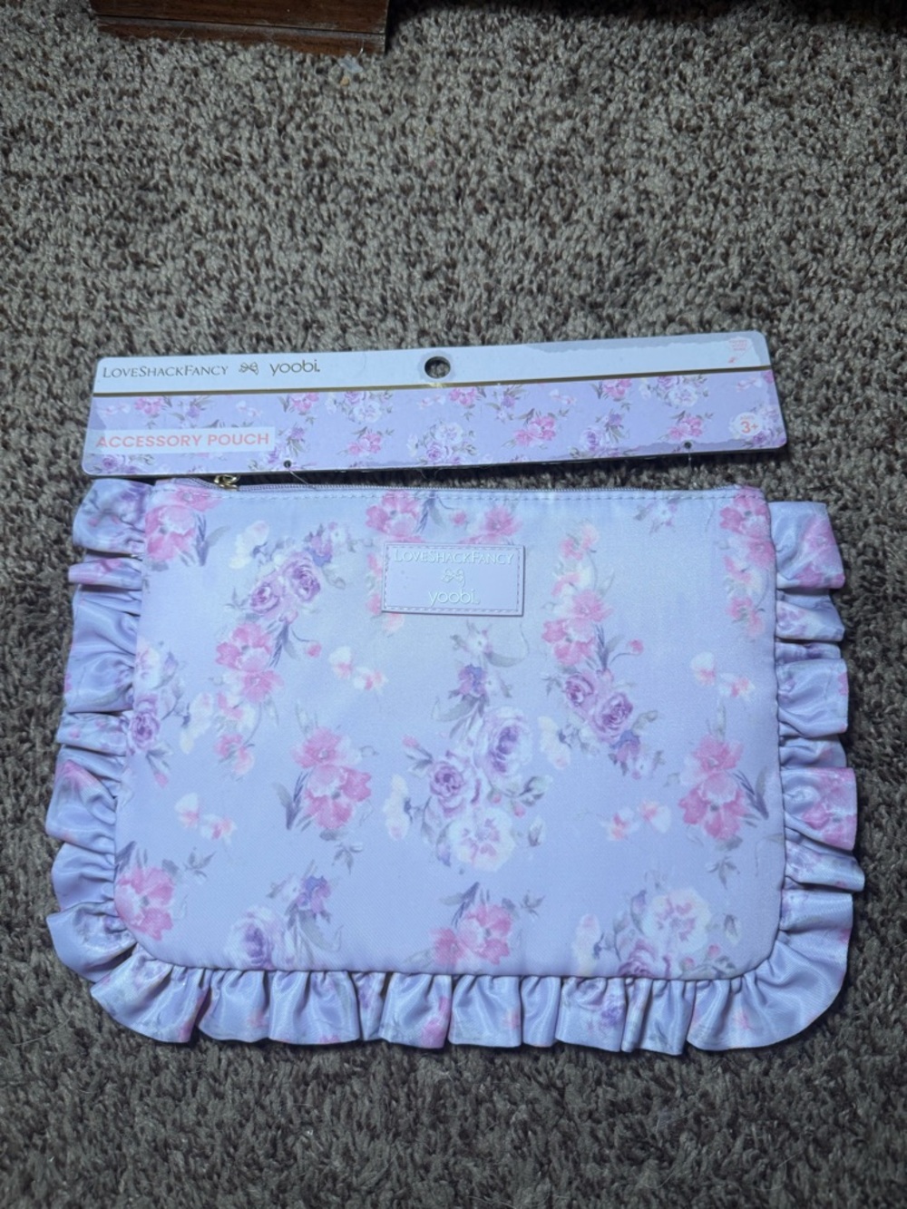 LoveShackFancy x Target Purple Accessory Pouch